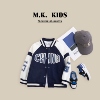 MK品牌儿童春款棒球服藏青色男童外套潮版百搭开衫棒球服CA80151