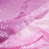 渐变粉紫真丝烂花绡旗袍，汉服连衣裙衬衫，桑蚕丝服装布料面料