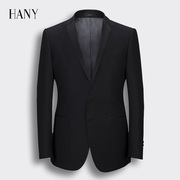 断码HANY汉尼西服男高级感黑色修身休闲绅士商务西装上衣