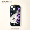 zuom趣味个性ufo小猫适用iphone14promax手机壳苹果15简约1312硅胶xrxsmax全包14proplus防摔87p