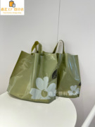 山茶花塑料袋子手提袋服装店男女童装加厚购物袋袋定制