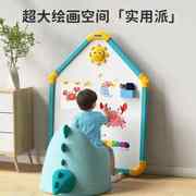 儿童画板可擦磁性白板家用黑板宝宝涂鸦无尘婴幼儿写字板生日礼物