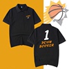 篮球运动半袖太阳布克保罗paul3号杜兰特训练服t恤男夏短袖(夏短袖)polo衫