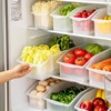 冰箱用收纳盒大容量厨房整理神器水果蔬菜，鸡蛋保鲜盒冷冻侧门储物