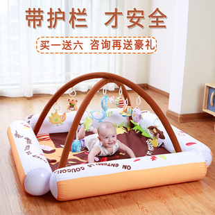 婴儿玩具脚踏钢琴，健身架器0-3-6个月护栏，益智音乐早教新生儿礼物