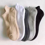 冬季男袜男士加厚毛圈短筒袜情侣款毛巾船袜保暖袜子男
