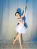 女孩形体服无袖荷叶领芭蕾，练功服装幼儿跳中国舞衣，儿童舞蹈表演装