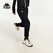kappa卡帕复古运动裤，2023女高腰休闲裤，长裤收口小脚卫裤k0d62ak28