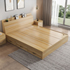 榻榻米床箱体板式床小户型双人床现代简约高箱抽屉储物床专用床架