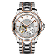 陀飞轮全自动机械表士手表，瑞士表品牌，防水男时尚钨钢