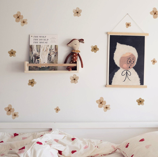 北欧ins贴纸装饰手绘卧室，墙贴纸自粘墙贴墙壁，贴画墙面装饰樱花朵