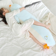 纯棉企鹅玩偶睡觉抱枕女生睡眠儿童床上长条公仔孕妇夹腿娃娃大号