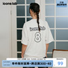 iconslab镂空球服数字8短袖T恤美式复古潮牌运动宽松百搭情侣上衣