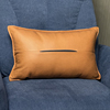 科技布抱枕(布抱枕)沙发客厅，靠枕靠垫橙色，抱枕套不含芯轻奢靠垫套枕头