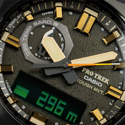 卡西欧手表登山户外太阳能，六局电波简约运动男表prw6900系列