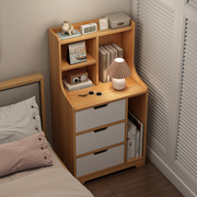 床头柜简约现代简易卧室小型床头，置物架落地家用收纳小柜子储物柜