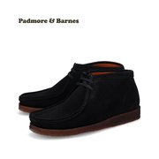 日本直邮Padmore & Barnes PADMORE&BARNES 袋鼠靴子男式靴子 P40
