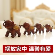 泰国树脂工艺品大象家居用品三只象 创意s装饰品大象摆件