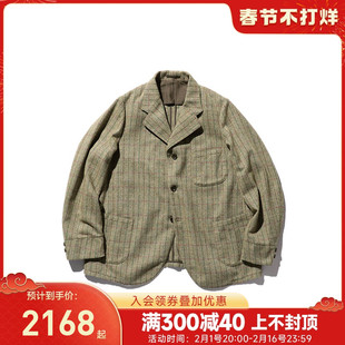 日本beamsplus海报，款男工装重磅羊毛混纺西装，夹克外套单西