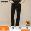 Wrangler威格24春夏黑色803Greensboro中腰直筒复古男牛仔裤