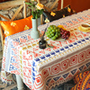 桌布波西米亚民族风户外餐桌布，ins野营餐垫防水防油印花茶几台布