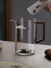 玻璃公道杯加厚分茶器，茶水分离月牙杯过滤绿茶杯茶漏一体泡茶壶