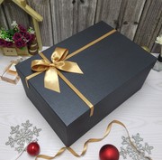 超大长方形55cm商务盒西装衬衫外套包装盒生日礼物盒logo