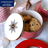 俄皇LOMONOSOV饼干盒STAR系列欧式金边骨瓷轻奢客厅家用点心盒子