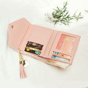钱包女短款女士小钱包，迷你学生韩版小手包时尚，可爱零钱包卡包