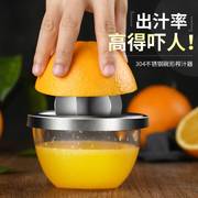手摇榨汁机手动按压式西瓜神器黄瓜压汁器简易榨汁杯挤柠檬汁工具