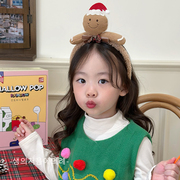 可爱姜饼人合辑圣诞节头饰发夹儿童发圈发箍发饰装饰品2024