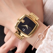 TT/天塔 个性方形表盘 时尚潮流时装 女士手表石英玫瑰国产腕表