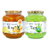 全南韩国进口全南蜂蜜柚子茶1kg全南蜂蜜芦荟茶1kg组合