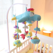婴儿毛绒安抚床挂0-3-6-12个月布艺床头铃，新生儿1岁宝宝益智玩具