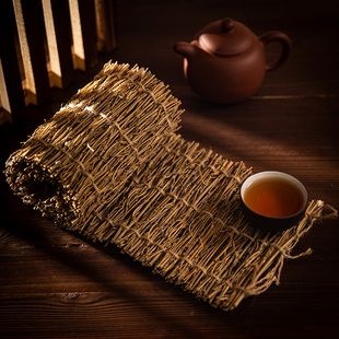 竹制编制席中国风美食拍照道具复古风竹枝竹垫茶垫餐垫摄影背景板