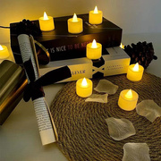 电l子蜡烛led浪漫求婚表白蜡烛，创意生日婚庆布置节日用品暖灯