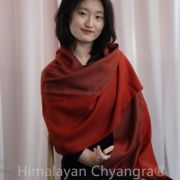 尼泊尔拼色羊毛围巾手感，软糯媲美羊绒拼色设计佩戴更有层次感