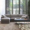 北欧转角布艺沙发组合现代简约大中小户型，客厅卧室乳胶沙发可拆洗