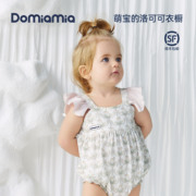 domiamia2024女宝宝吊带，包屁衣新生儿连体衣小月龄，满月衣服