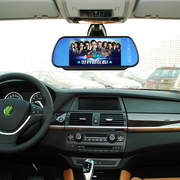 车载显示器7寸高清后视镜专车专用蓝镜防眩目两路视频输入逸炫
