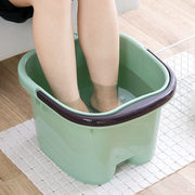 加厚足浴盆脚底过小腿按摩泡脚桶保温盆，家用塑料洗脚盆大号洗脚桶