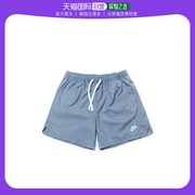 韩国直邮Nike耐克精致时尚休闲裤男女款天蓝色松紧腰带宽松前卫