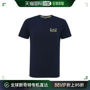 香港直邮emporioarmani安普里奥阿玛尼男士，深蓝短袖t恤3zptc