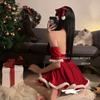 圣诞款节主题元素穿搭连衣裙子女衣服套装吊带女装饰性感送女生小