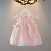 0-1-2-3岁婴幼儿背心裙夏装，女宝宝裙子，夏季连衣裙洋气6-7-8个月