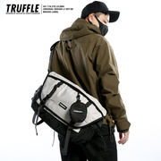 truffle潮牌大容量，单肩斜挎包男挎包短途旅行包15.6寸电脑包