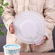 4寸6寸8寸10寸蛋糕底托可重复使用塑料托盘家用烘焙蛋糕垫子垫片