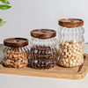 食品级玻璃储物罐干果零食咖啡豆保存罐厨房收纳瓶茶叶展示密封罐