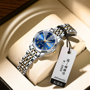 瑞士品牌防水女士手表，双日历石英，腕表女直播