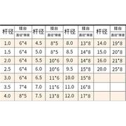 模具顶针SKD61顶杆加硬推杆镶针直径1 2 3 4.5mm*100 150 200